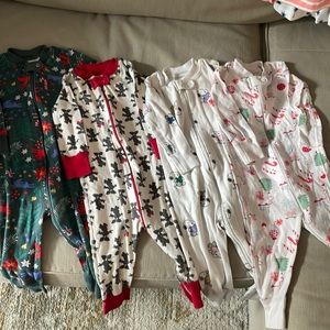 Lot of 4 Hanna Andersson PJs for baby 12-18 months